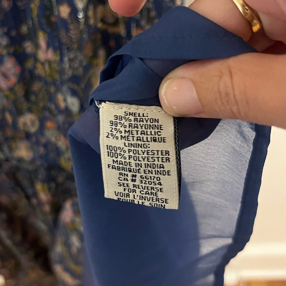 ANTHROPOLOGIE Ranna Gill Lyndsey Shimmer Maxi Dress Size Medium - Picture 9 of 10